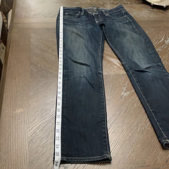 Paige Skyline Ankle Peg dark wash stretch jeans - Picture 14 of 17